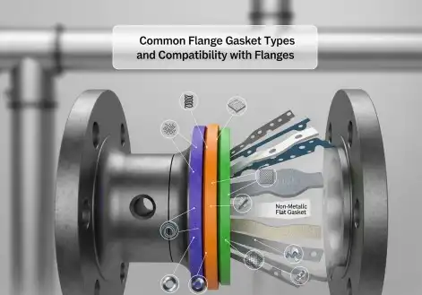 Common Flange Gasket Types and Compatibility with Flanges